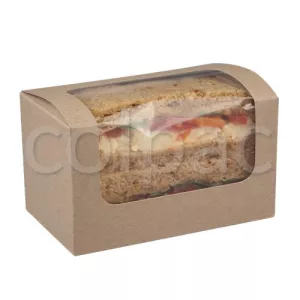 Square Cut Pack Kraft 125x77x72mm (10B01)